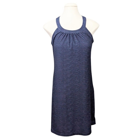 Prana Blue Striped Dress - Picture 2 of 5